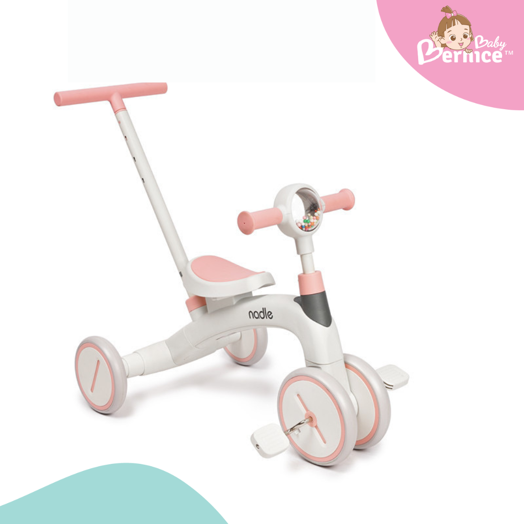 Nadle: 4 in 1 Convertible Tricycle and Balance Bike - Growing with Your Child, Every Step of the Way!