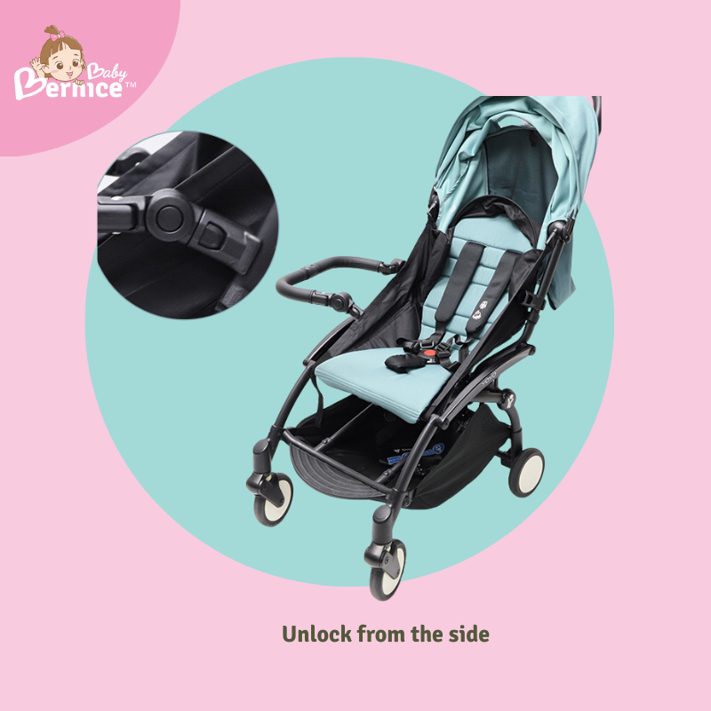 2-in-1 Stroller Accessory, Handle + Footrest, Adjustable, Universal Fit, Center opening