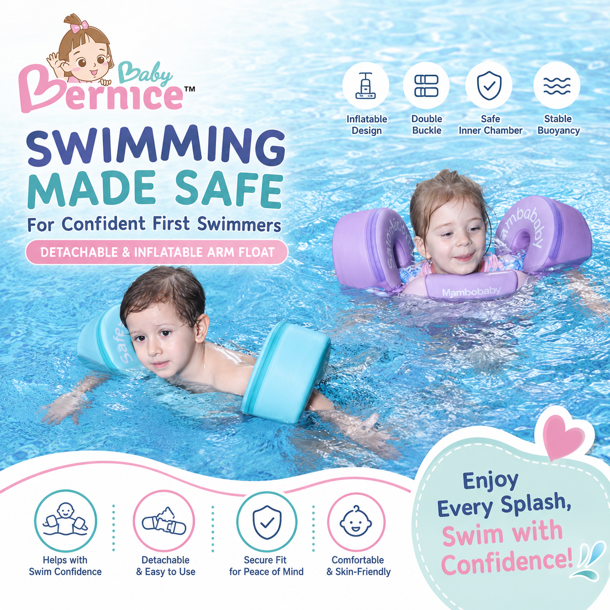 Mambobaby Armband Float for Kids: Keep Your Little Swimmers Safe and Secure