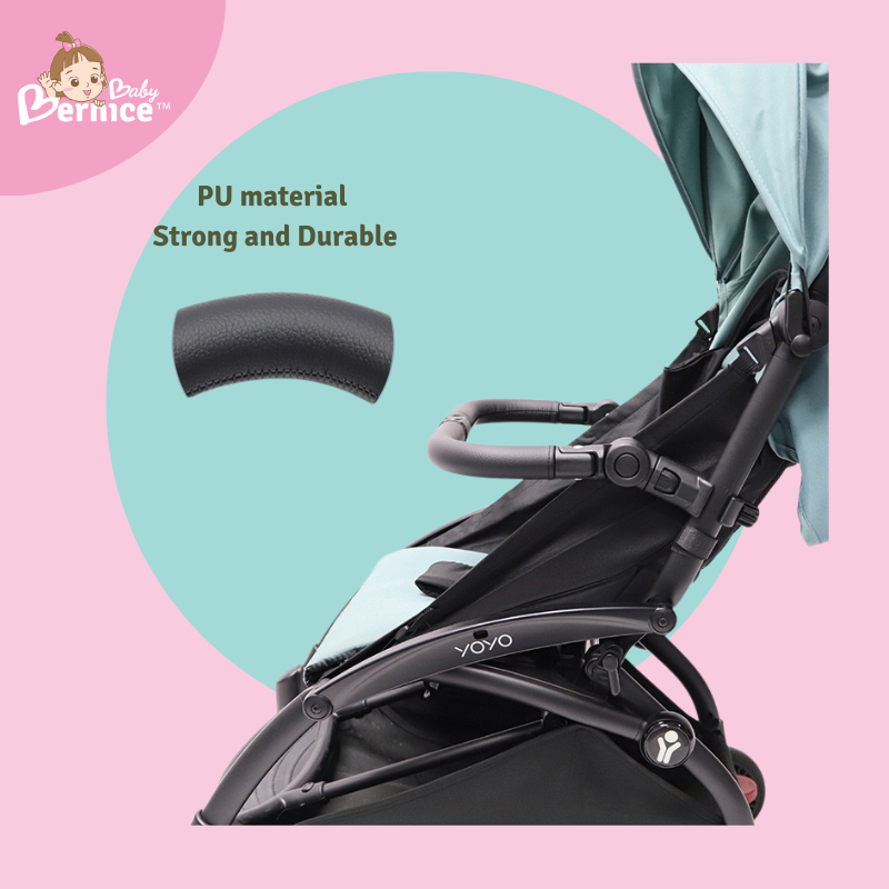 2-in-1 Stroller Accessory, Handle + Footrest, Adjustable, Universal Fit, Center opening