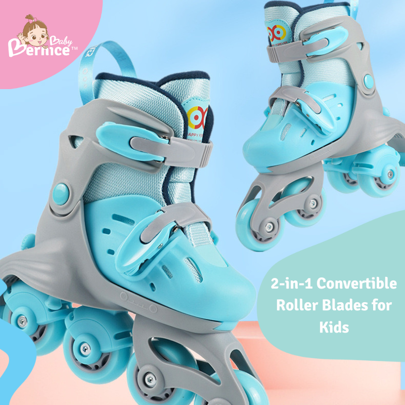 2-in-1 Convertible Roller Blades for Kids