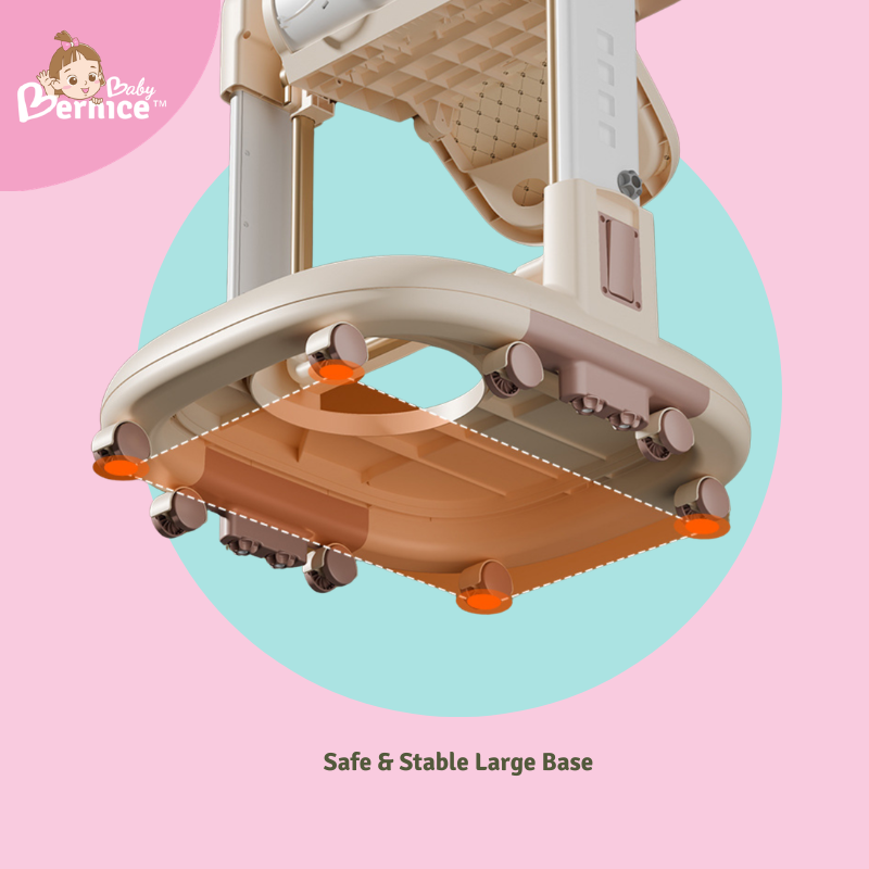3-in-1 Multi-Functional Smart Baby High Chair, Feeding Chair • Reclining Seat • Baby Walker
