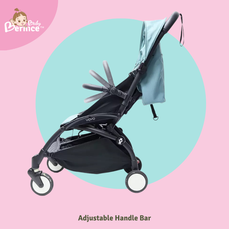 2-in-1 Stroller Accessory, Handle + Footrest, Adjustable, Universal Fit, Center opening