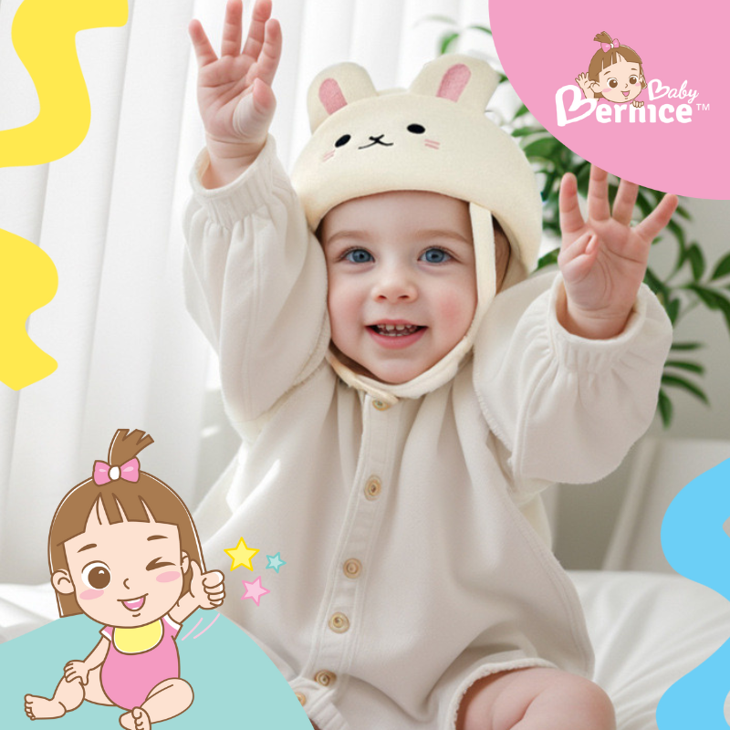 Adorable Animal Baby Head Protector – Rabbit, Bear & Koala Designs