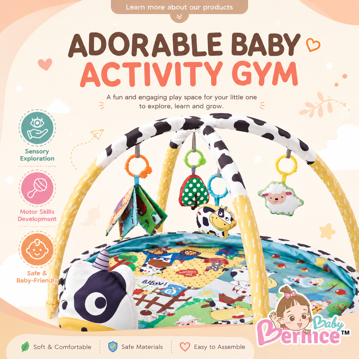 3 in 1 Baby Activity Gym and Activity Ball Pit