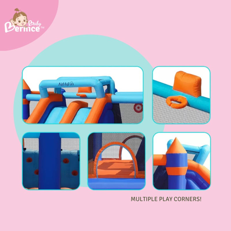 Mega Adventure Jump & Slide Castle Rental - Large Kids Activity Bouncer