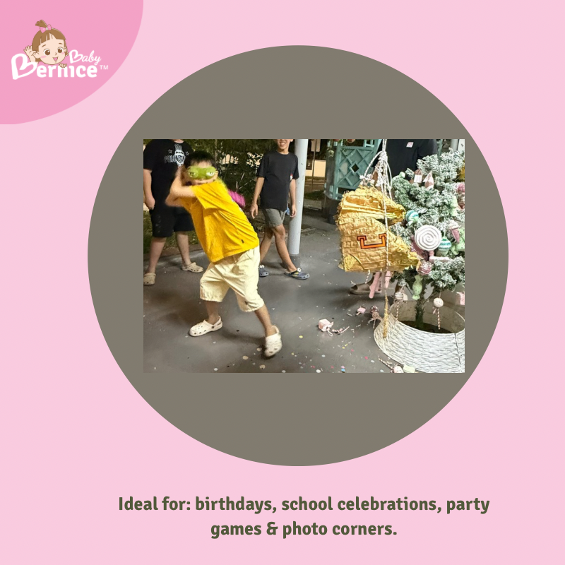 Kids Party Pinata - Fillable Candy & Toy Surprise | Birthday Celebration Game, Premium Paper