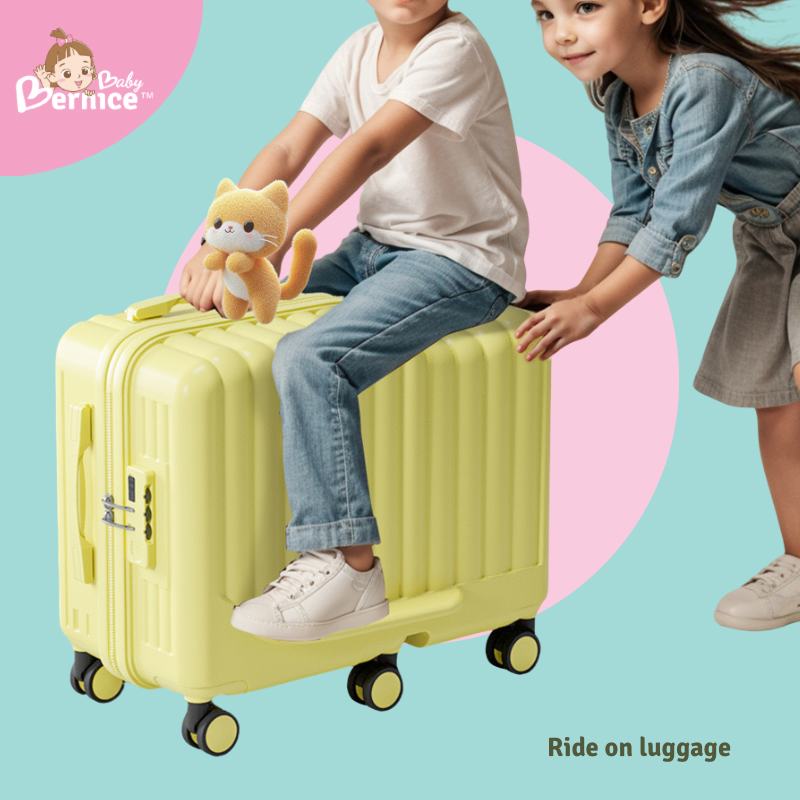 Little Voyager 20” Kids Ride-On Luggage with Seat & Fun Features