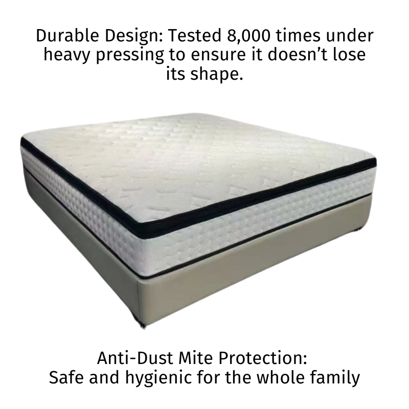 Hotel-Grade Pocket Spring Mattress - 9 Layer Comfort & Durability