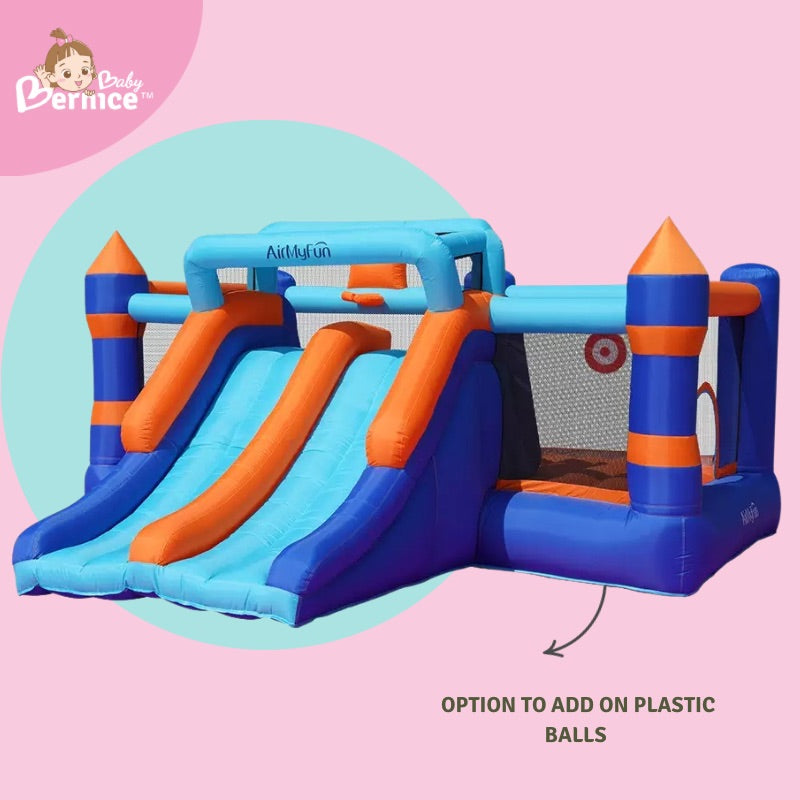 Mega Adventure Jump & Slide Castle Rental - Large Kids Activity Bouncer