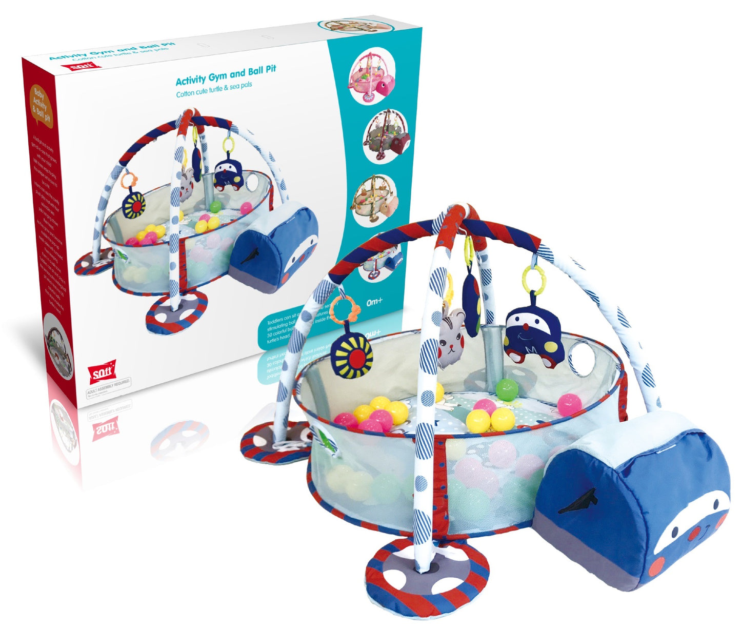 3 in 1 Baby Activity Gym and Activity Ball Pit