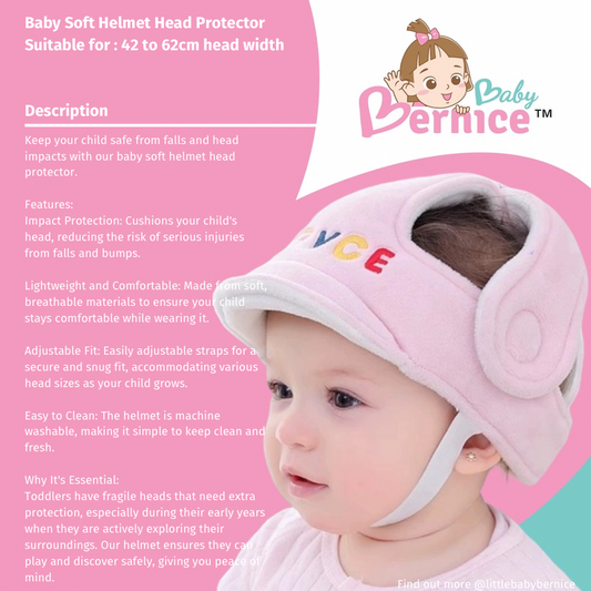 Baby Soft Helmet Head Protector
Suitable for : 42 to 62cm head width