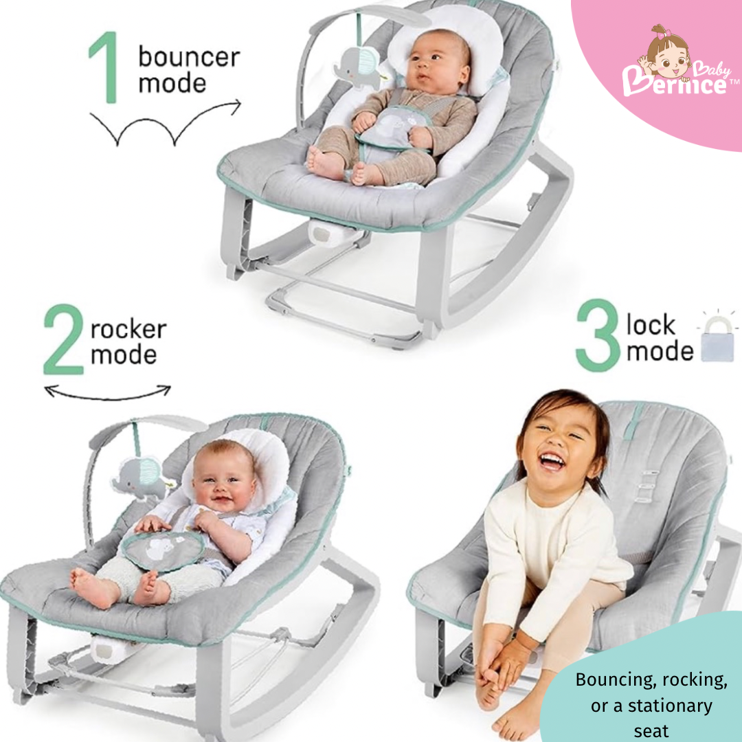 Keep Cozy 3-in-1 Grow with Me Bounce & Rock Seat - Weaver