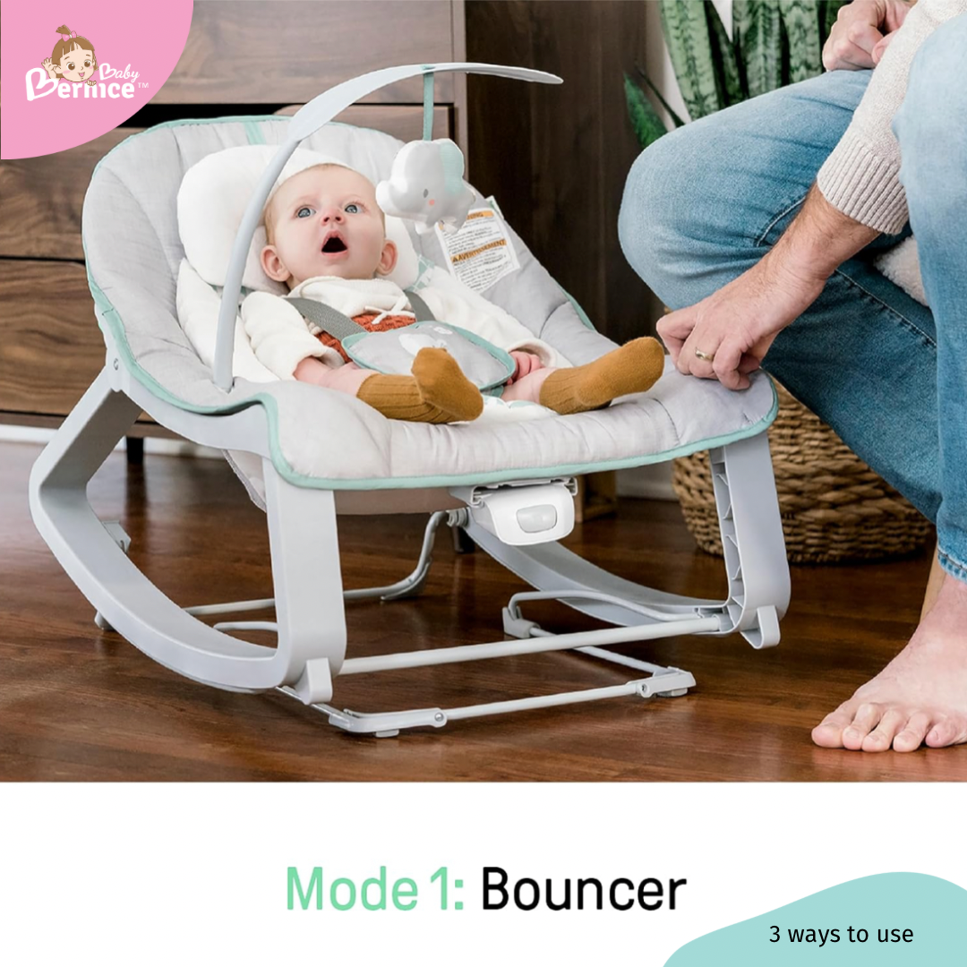 Keep Cozy 3-in-1 Grow with Me Bounce & Rock Seat - Weaver