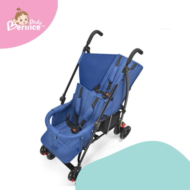 LittleBabyBernice Compact Twin Stroller: Ultimate Convenience and Comfort for Your Little Ones