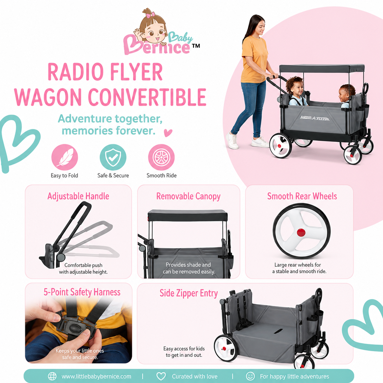 Radio Fyer Convertible Stroll 'N Wagon ™
