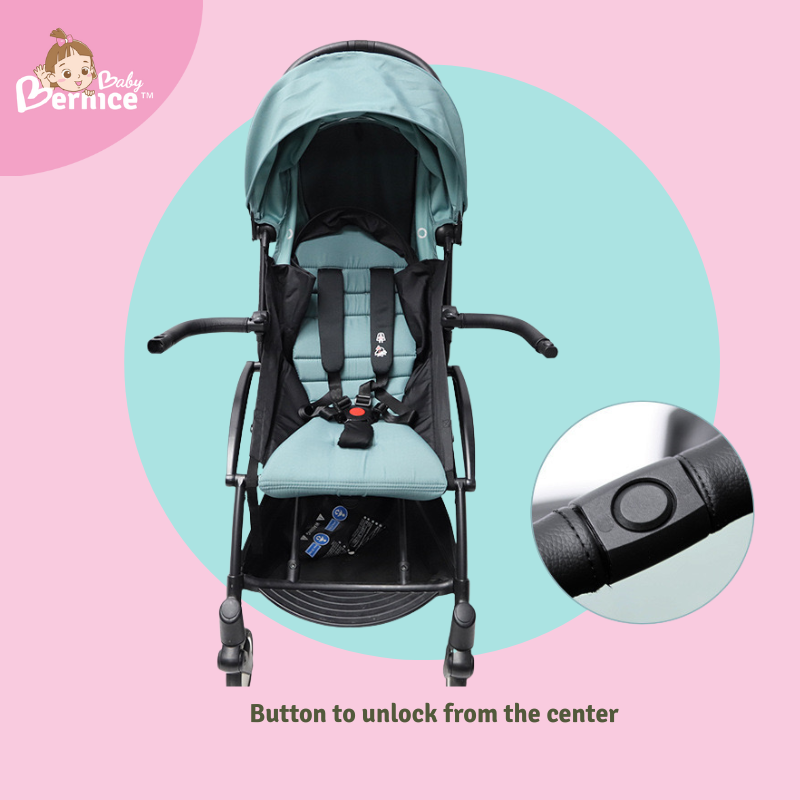 2-in-1 Stroller Accessory, Handle + Footrest, Adjustable, Universal Fit, Center opening