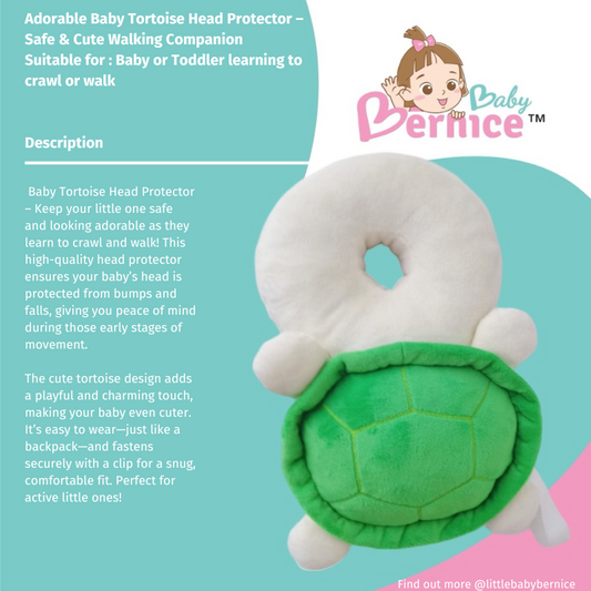 Adorable Baby Tortoise Head Protector – Safe & Cute Walking Companion