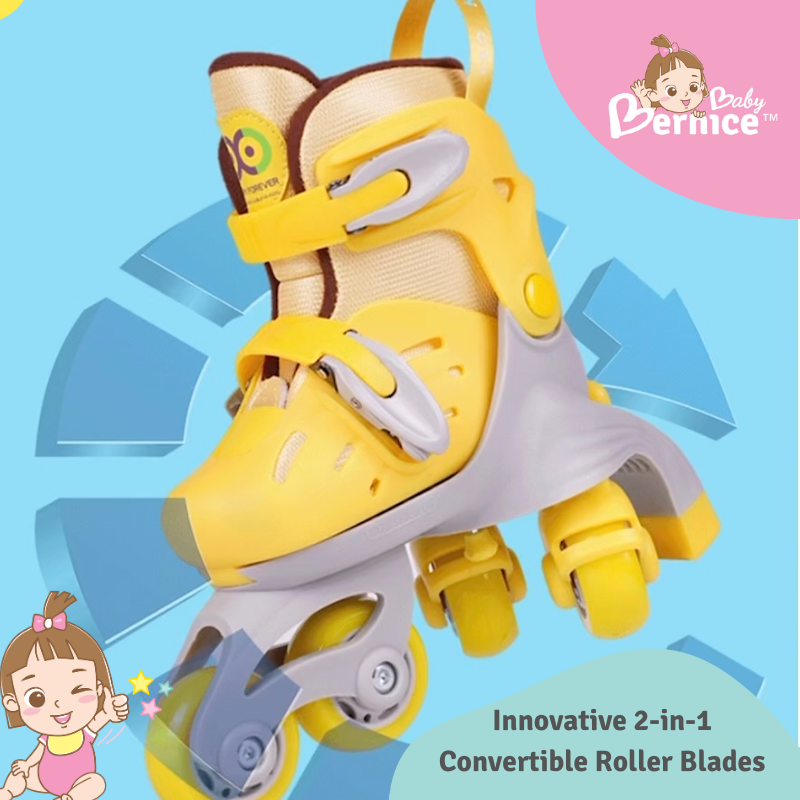 2-in-1 Convertible Roller Blades for Kids