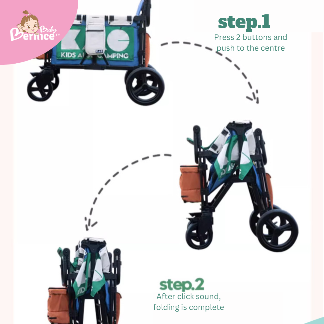 [PREORDER] The Ultimate KAC Single or Twin Wagon Stroller