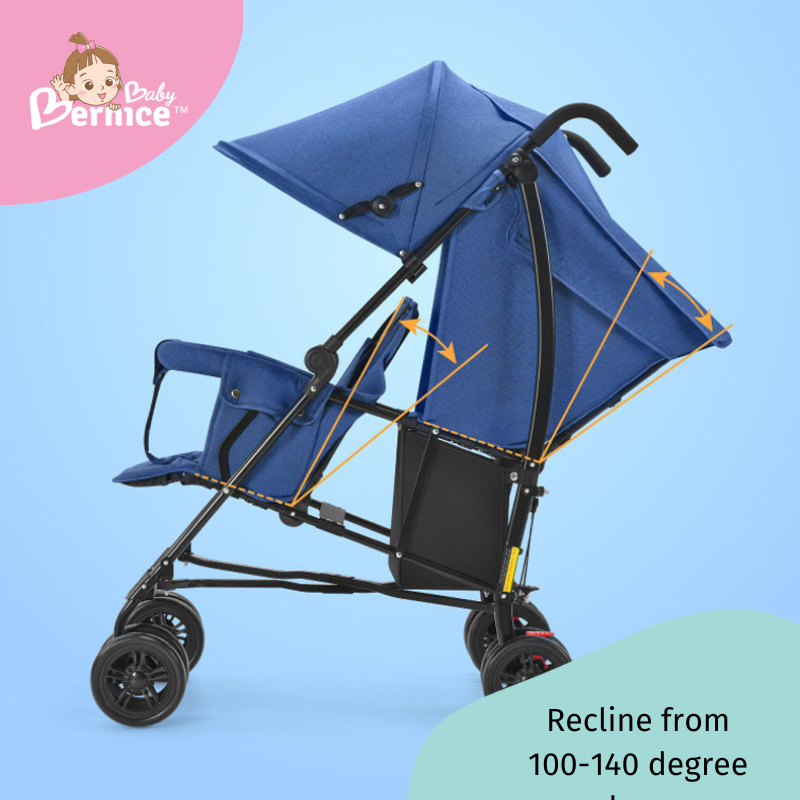 LittleBabyBernice Compact Twin Stroller: Ultimate Convenience and Comfort for Your Little Ones