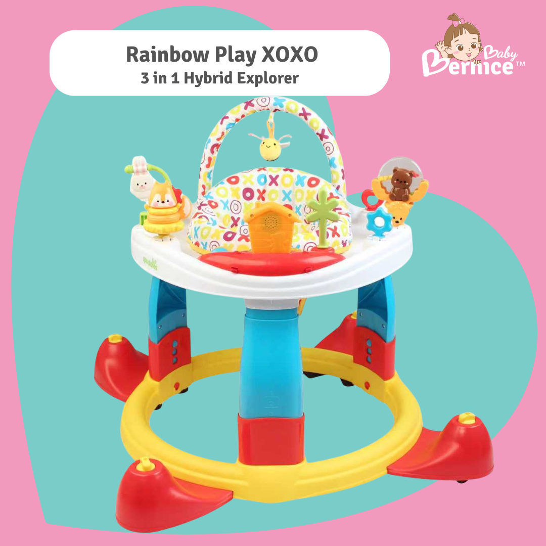 Creative Baby 3 in 1 Hybrid Explorer – Walker, Bouncer & Play Station