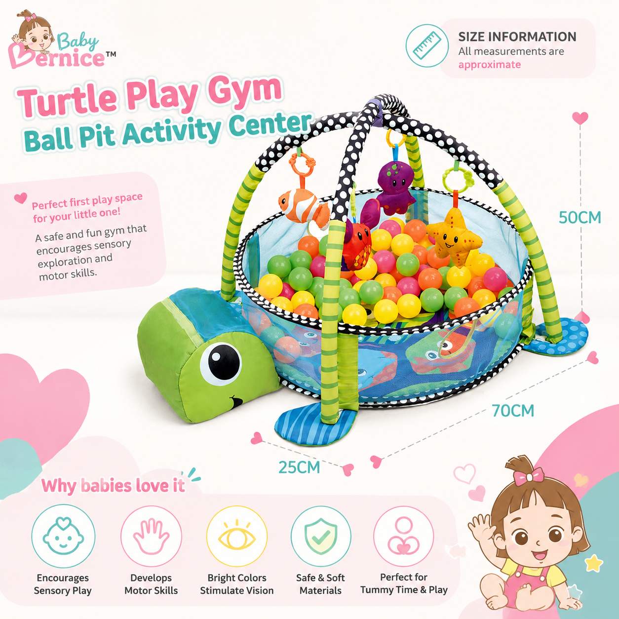 3 in 1 Baby Activity Gym and Activity Ball Pit