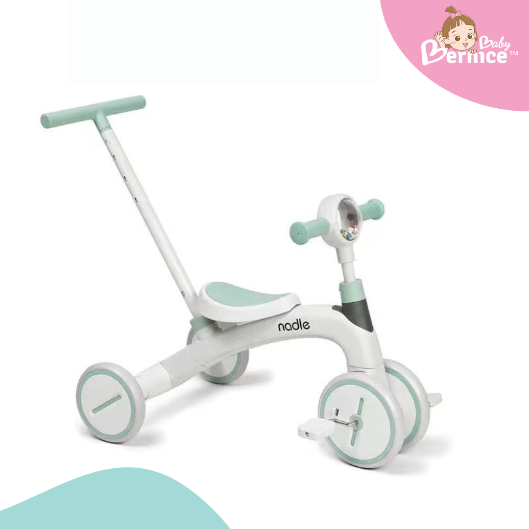 Nadle: 4 in 1 Convertible Tricycle and Balance Bike - Growing with Your Child, Every Step of the Way!