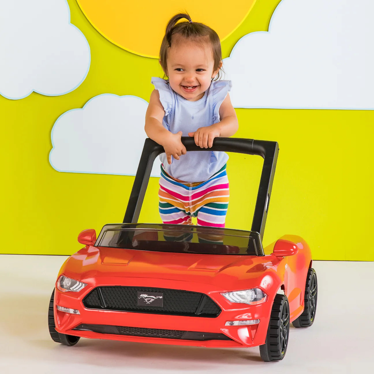 Ways to Play Walker - Ford Mustang, Red, 4-in-1 Walker