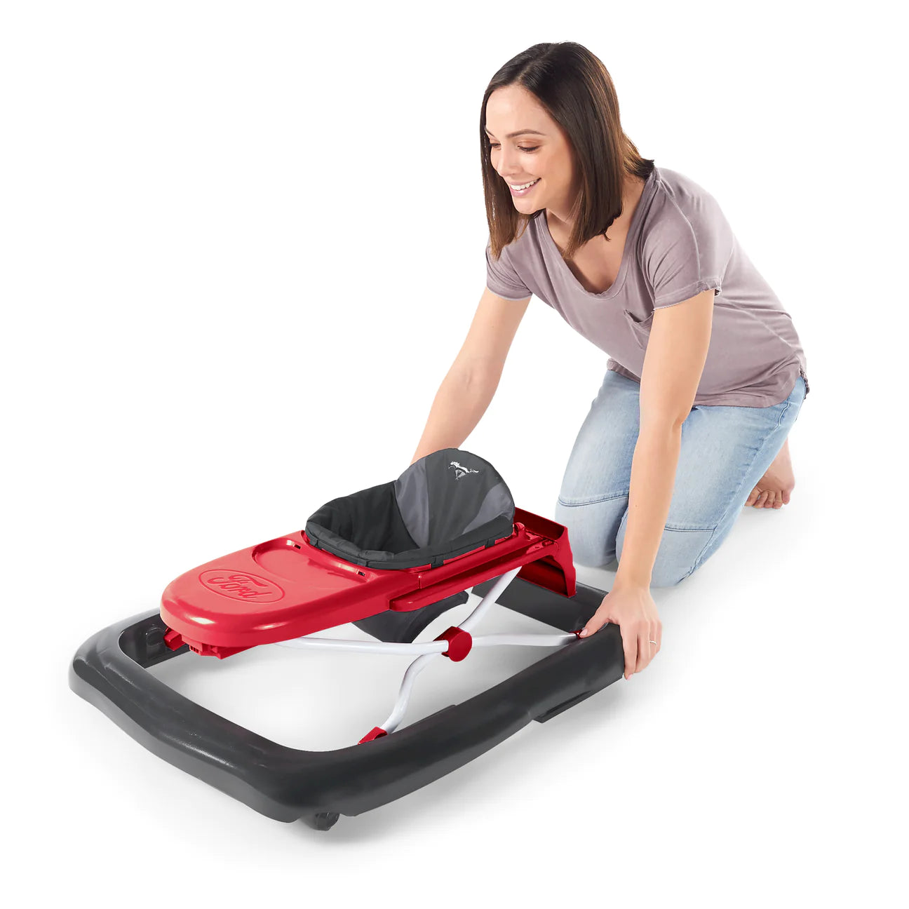 Ways to Play Walker - Ford Mustang, Red, 4-in-1 Walker