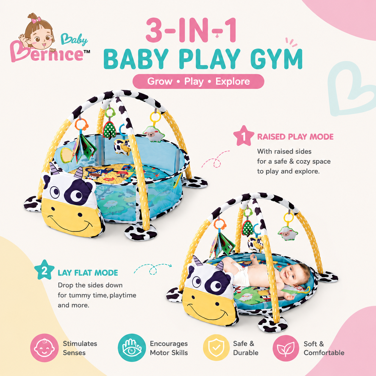 3 in 1 Baby Activity Gym and Activity Ball Pit