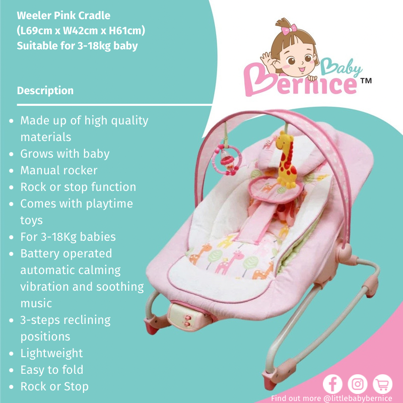 Weeler Cradling Rocker – Pink