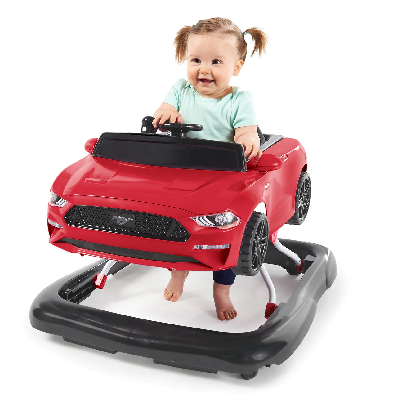 Ways to Play Walker - Ford Mustang, Red, 4-in-1 Walker