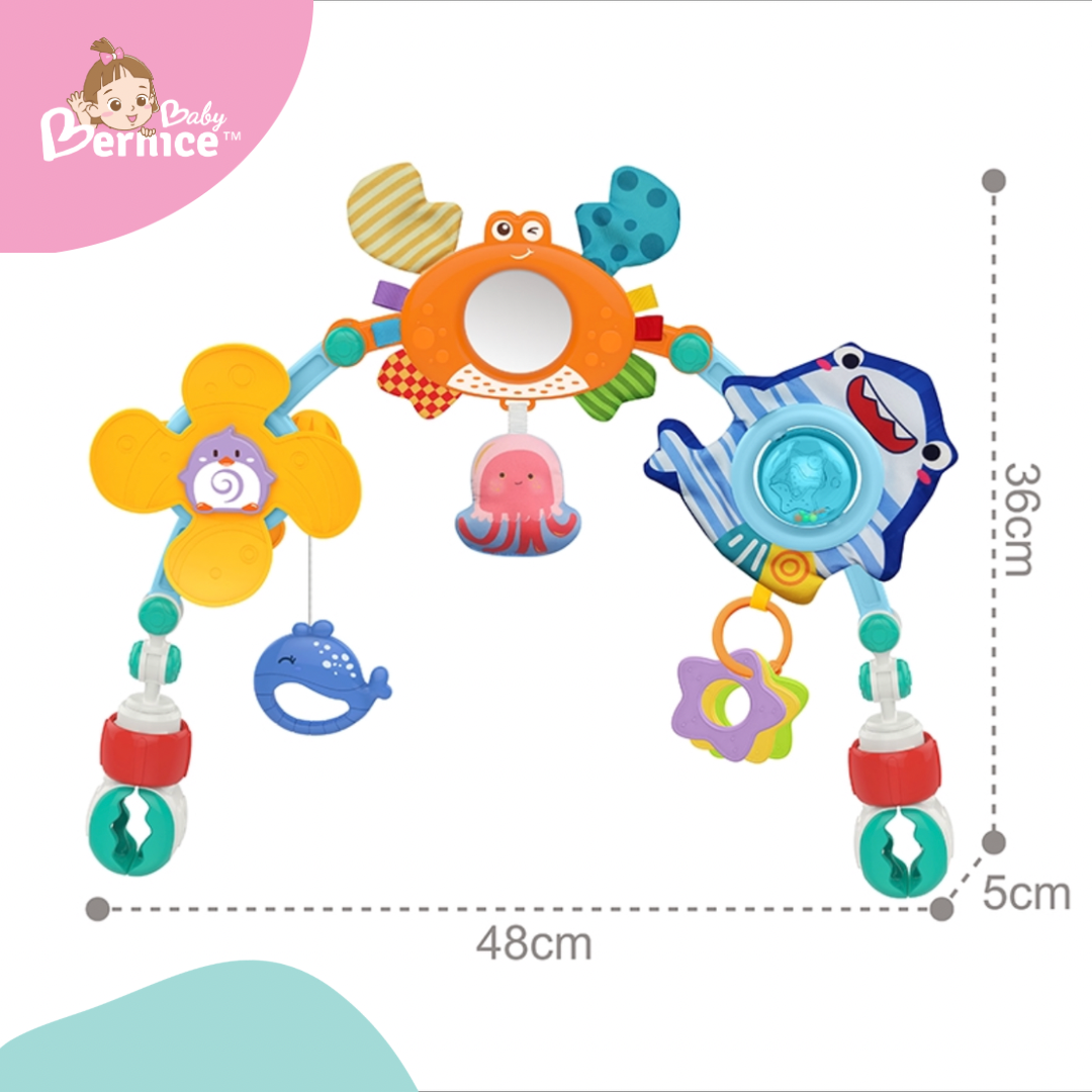 Multi-scene Function Play Arch Age range : 0-3 years old  Dimension :  48cn x 5cm x36cm