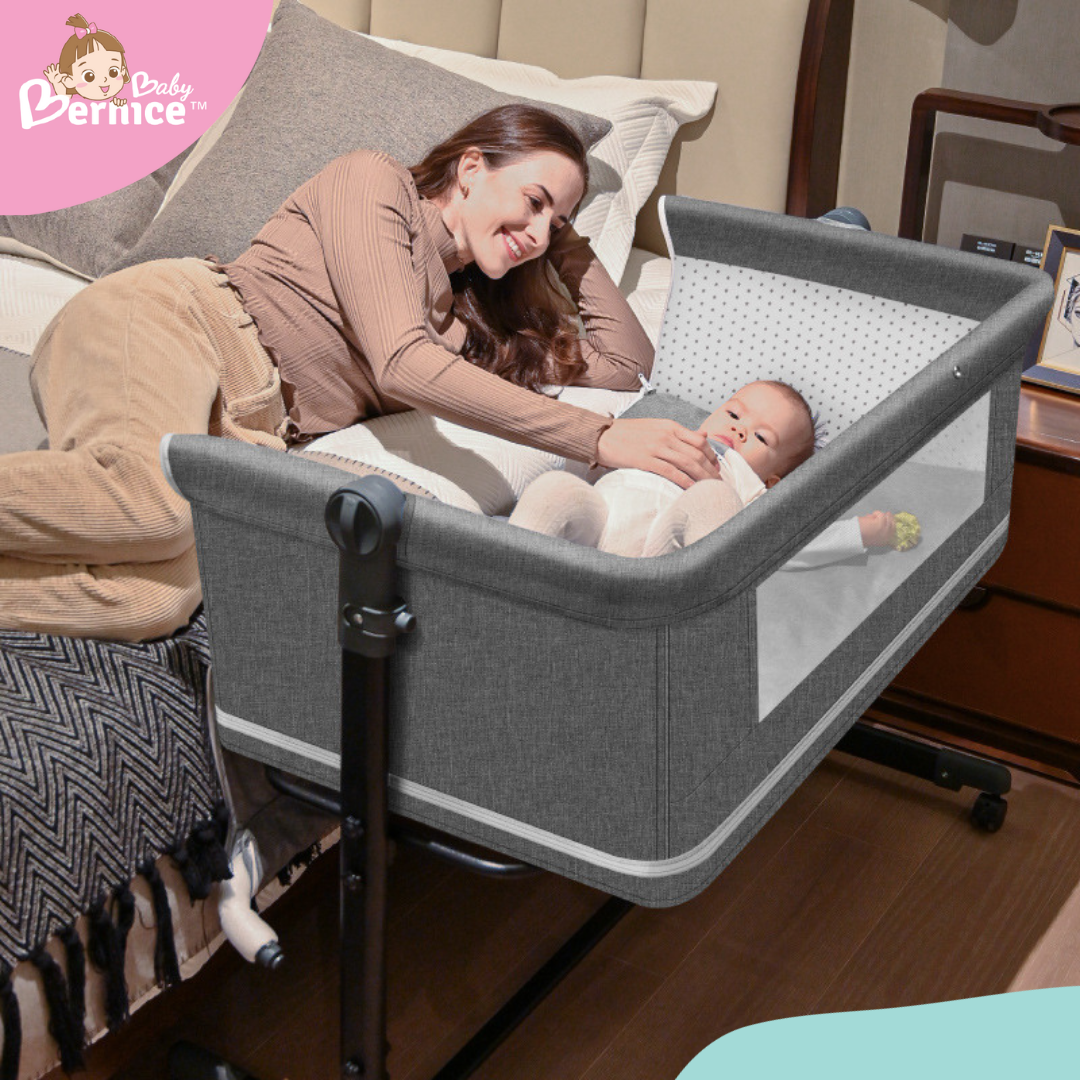 Rock & Relax Bassinet + Playpen (With Changing Table & Mosquito Net)