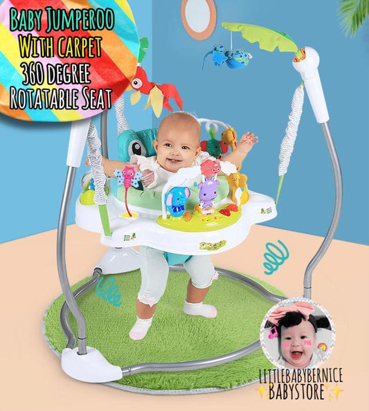 BABY RAINFOREST JUMPEROO WITH FREE CARPET