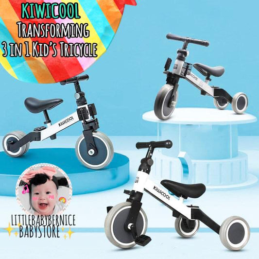 KIWICOOL 3-IN-1 KIDS TRICYCLE