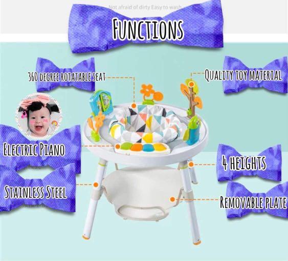 UNIQUE 3 IN 1 BABY ACTIVITY CENTER