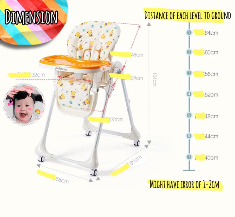 PEKBOO BABY PREMIUM HIGH CHAIR