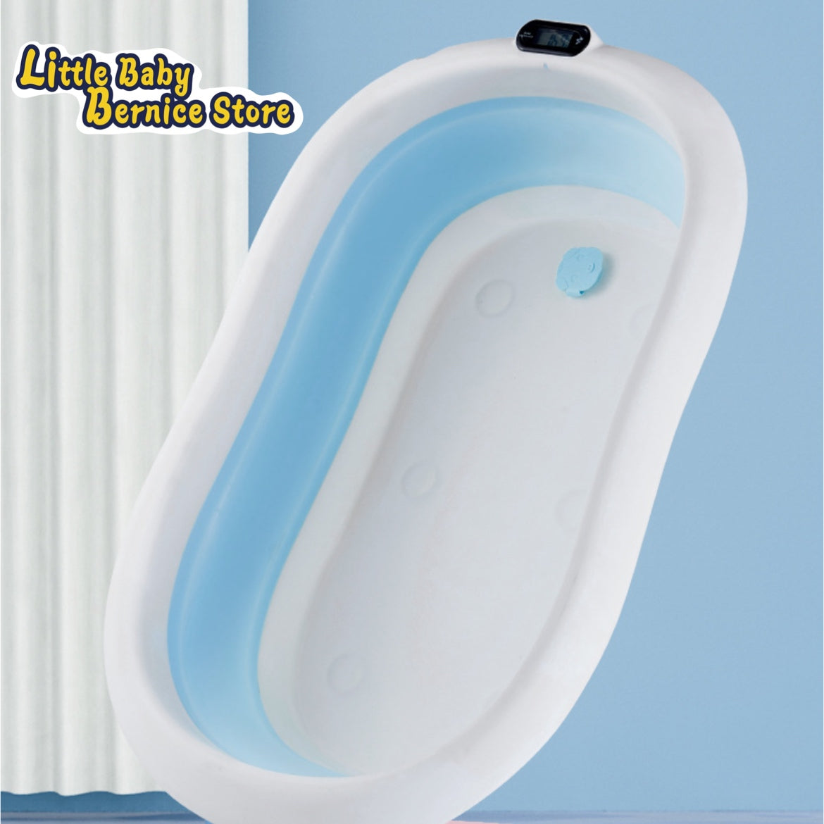 BABY FOLDABLE DIGITAL THERMOMETER BATHTUB