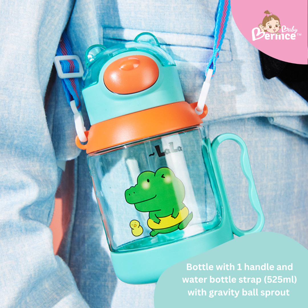 Baby 360 Straw Water Bottle Sippy Cup 525ml