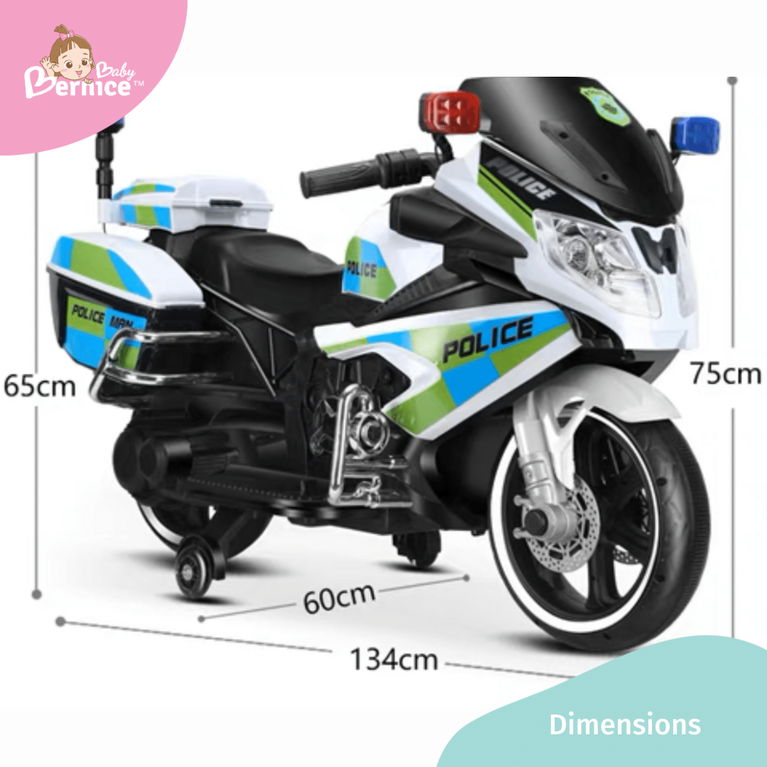 Jumbo Kids Traffic Police Electric Bike