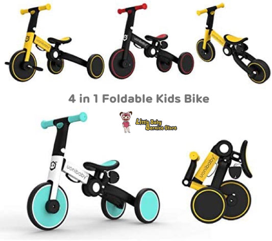 Uonibaby 4 in 1 Foldable Balance Bike