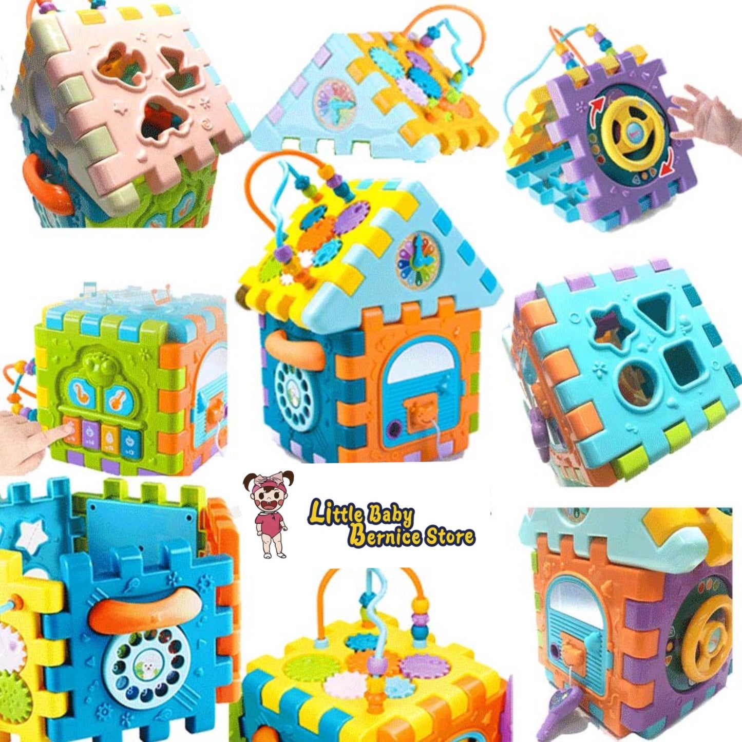 9 in 1 Multipurpose Activity House Activity Cube