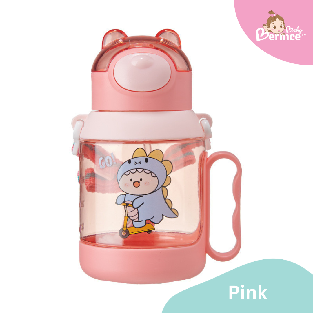 Baby 360 Straw Water Bottle Sippy Cup 525ml