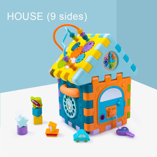 9 in 1 Multipurpose Activity House Activity Cube