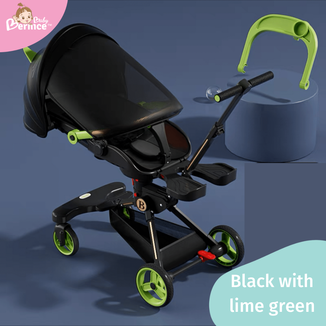 Reclinable Dual Facing Travel Stroller