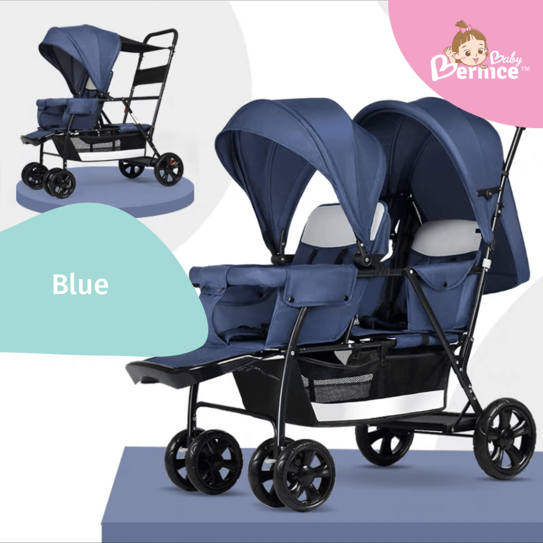 [SG INSTOCK] Reclinable Twin Stroller