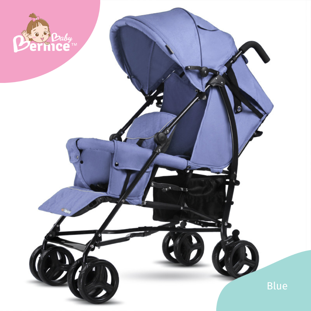 Compact Double Seat Twin Stroller