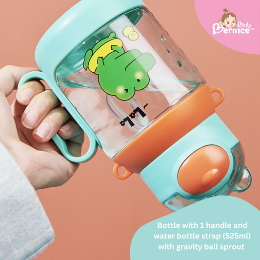 Baby 360 Straw Water Bottle Sippy Cup 525ml
